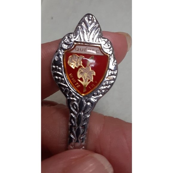 Collectable Spoons Quebec White Lily - Picture 4 of 5